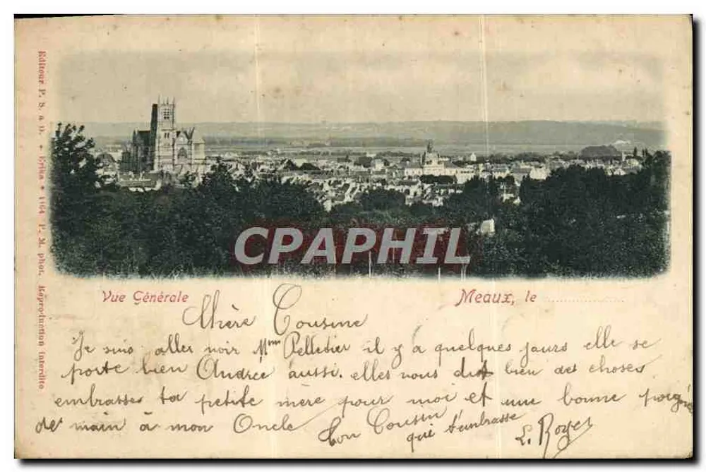 Vista Geral de Andrèce — editor Balliez & Cie, Meaux, n° 114 - Frente