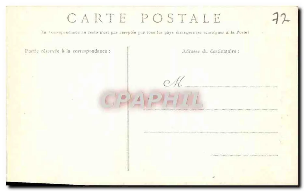 Moret-sur-Loing — A Porta do Ponte — Fototipia L. MÉNARD, Fontainebleau - Verso