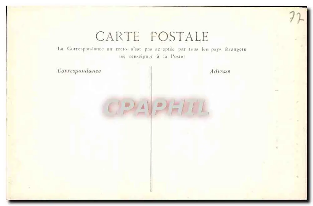 Moret-sur-Loing — Porte de Samois — Fototipia L. Ménaud, Fontainebleau - Verso