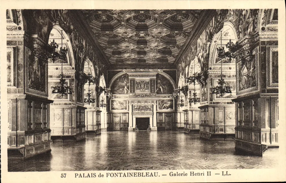 Schloss Fontainebleau — Galerie Henri II — LL. - Vorderseite