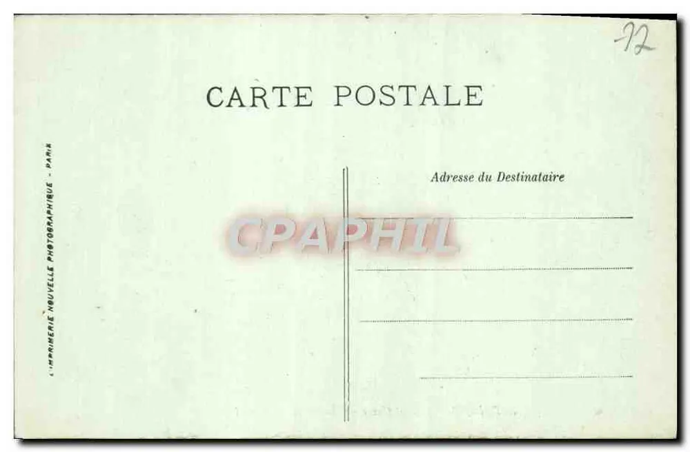Woud van Fontainebleau — Kruispunt Louis-Philippe — LL. — N° 108 - Achterkant