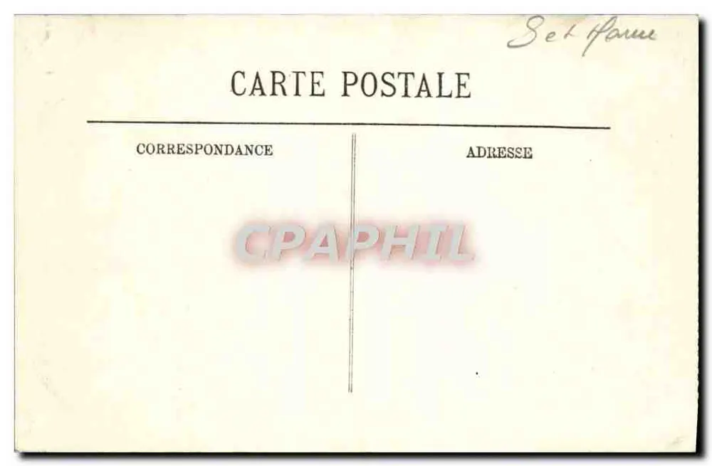Fontainebleau — Der Wald — Der Tisch des Großen Meisters — LL. - Rückseite