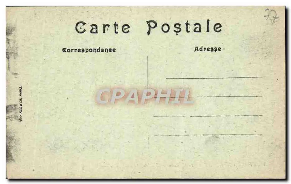 Fontainebleau — Das Schloss — Ansicht der Ovalen Hofstätte — LL - Rückseite