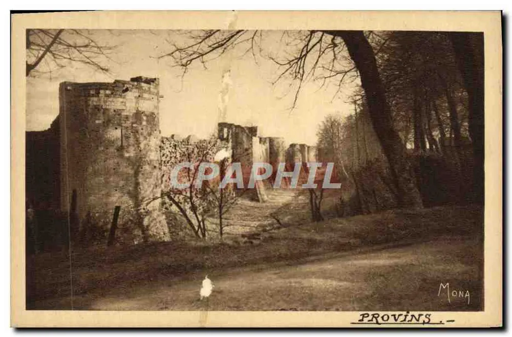 Provins — Turm der Maschinen und Mauern — Mona - Vorderseite