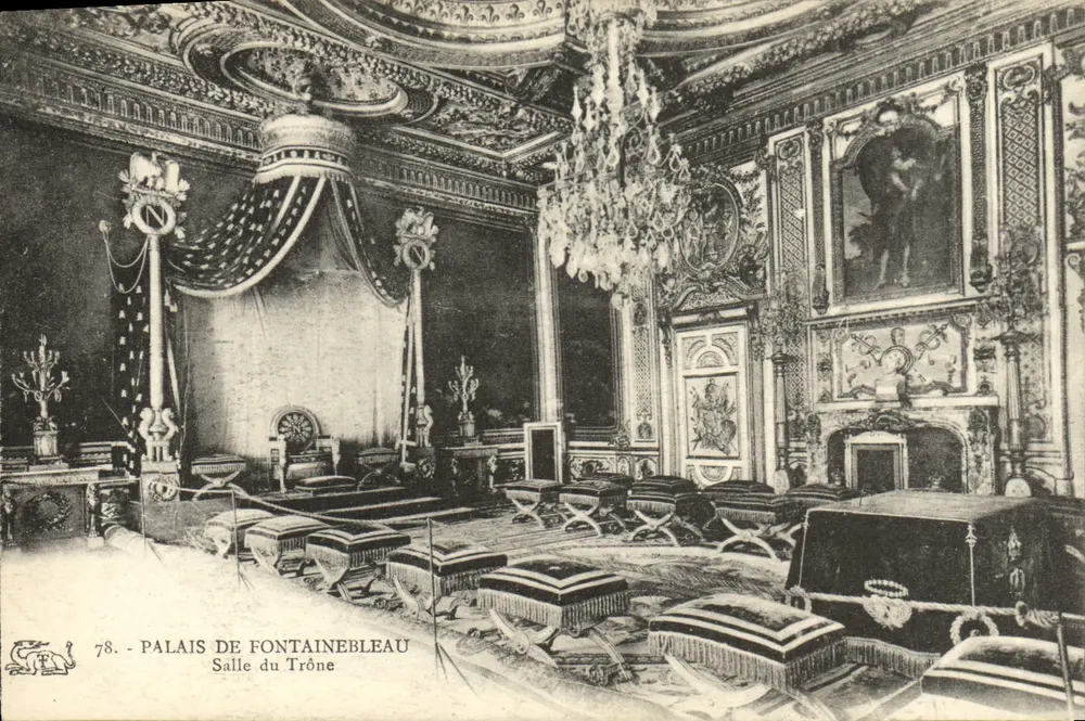 Palast von Fontainebleau — Thronsaal — Verlag unbekannt, Nr. 78 - Vorderseite