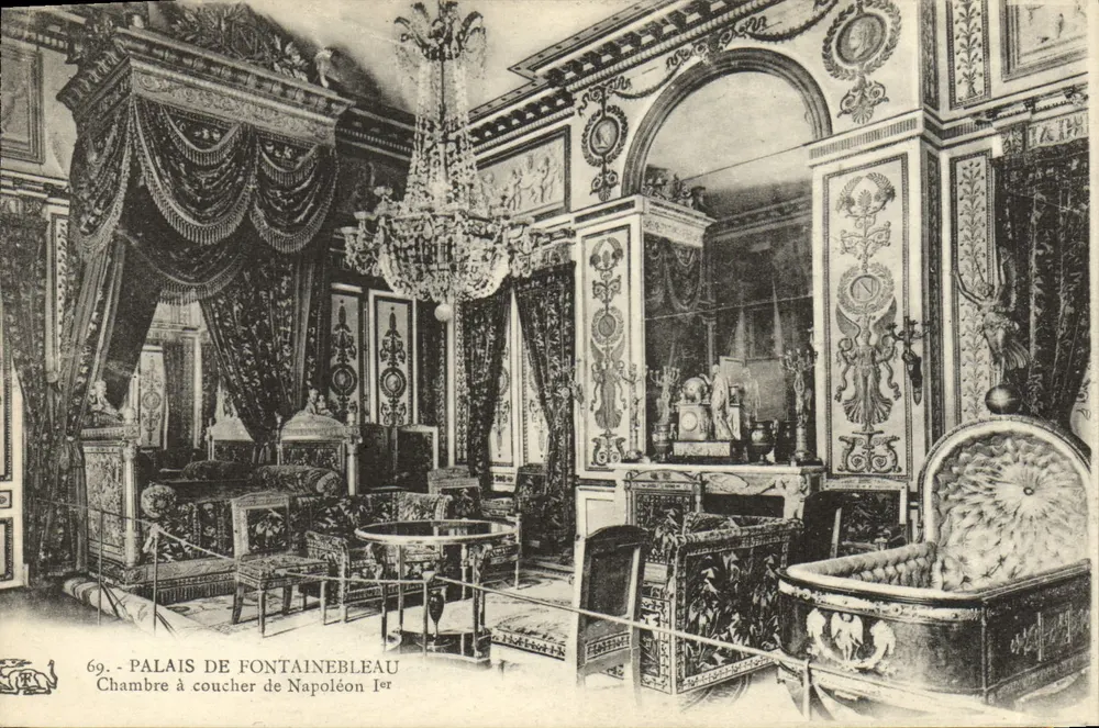 Palast von Fontainebleau — Schlafzimmer von Napoleon I. — Nr. 69 - Vorderseite