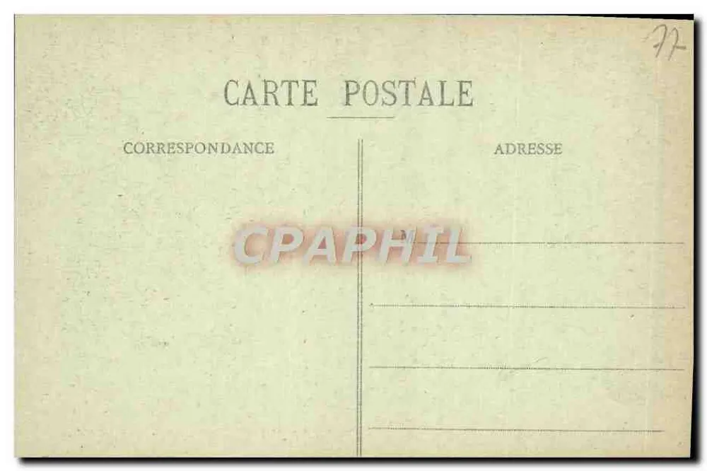 Palácio de Fontainebleau — Gabinete de Abdicação — n°58 - Verso