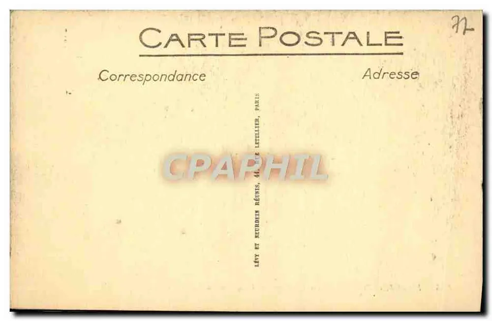Fontainebleau — Der Wald — Der Hut des Jockeys — LL. — Nr. 335 - Rückseite