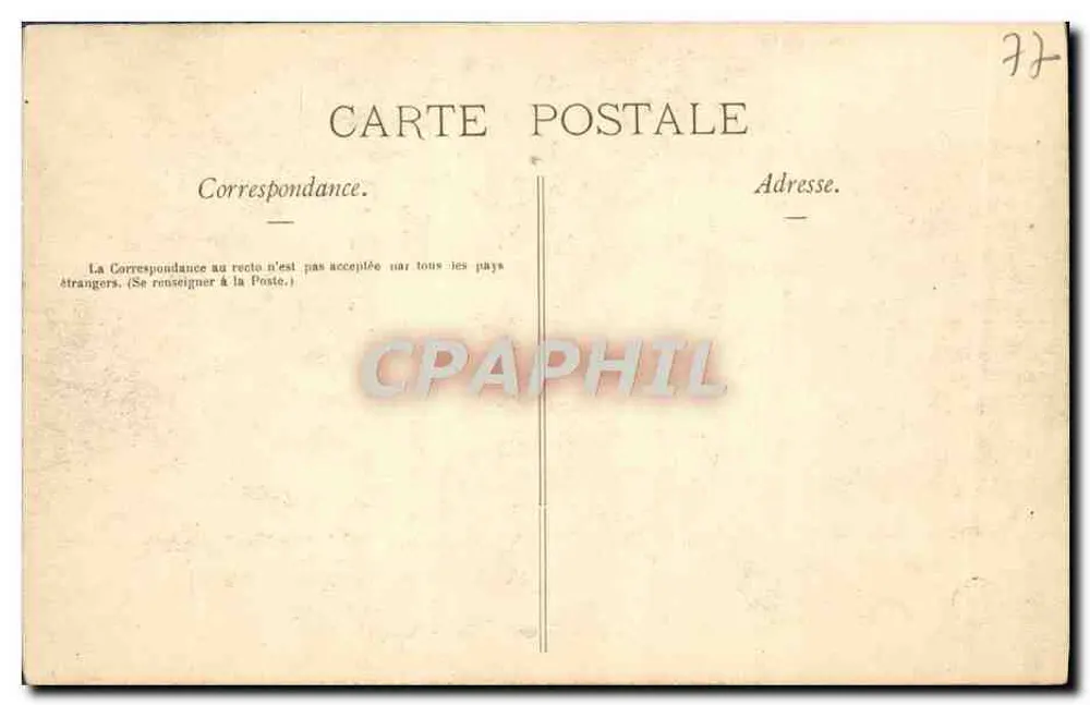 Foresta di Fontainebleau — L'Elefante — Editore Barbizon, n°31 - Verso