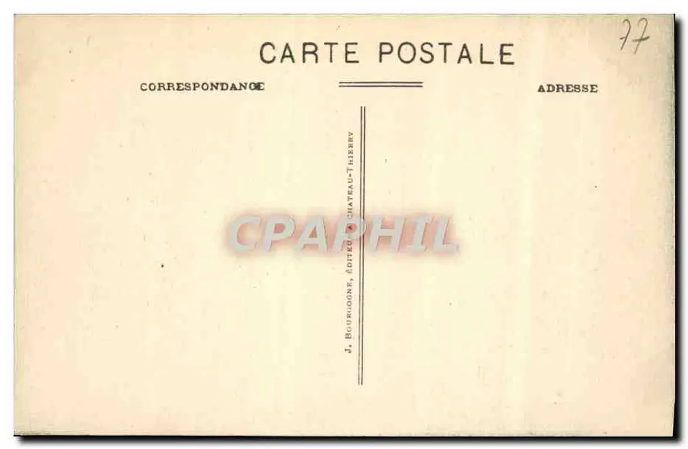 Meaux — Blick vom Promenade des Trinitaires — Edit. J. B. - Rückseite