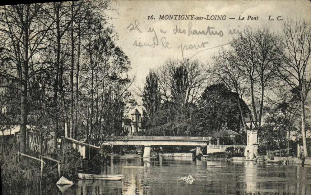 Montigny-sur-Loing — O Ponte — L. C. - Frente