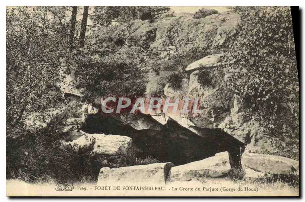 Wald von Fontainebleau - Die Höhle des Verräters (Houx Schlucht) - n°169 - Vorderseite