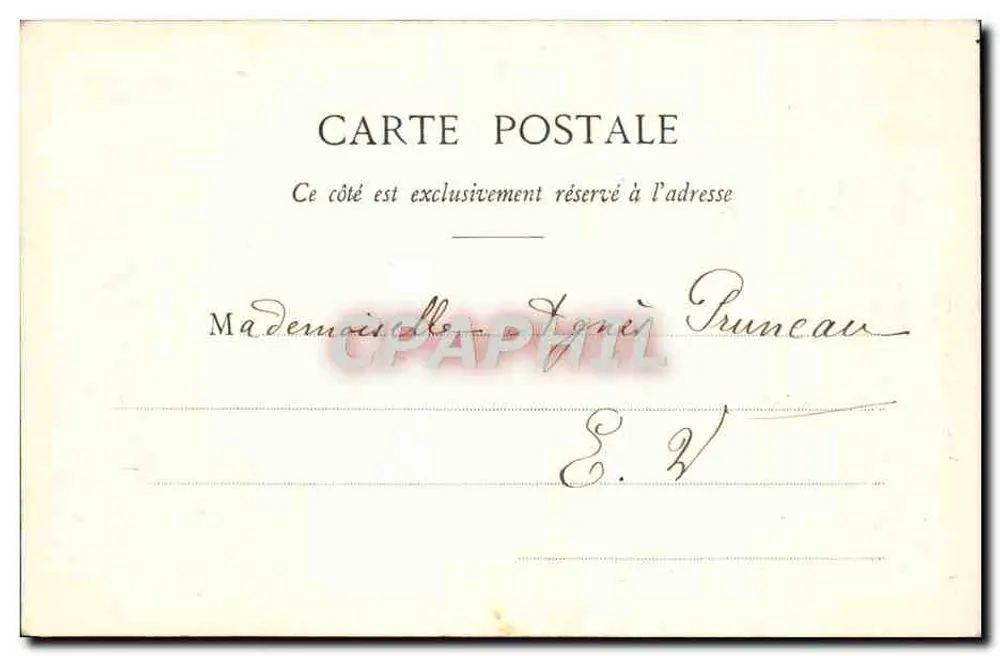 Wald von Fontainebleau — Höhle der Räuber — Thibault, Verleger, Fontainebleau, Nr. 94 - Rückseite