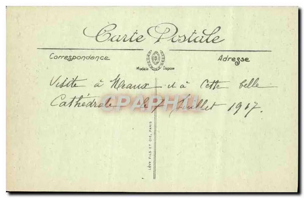 Meaux — A Catedral — Os Portais — 12 - Verso