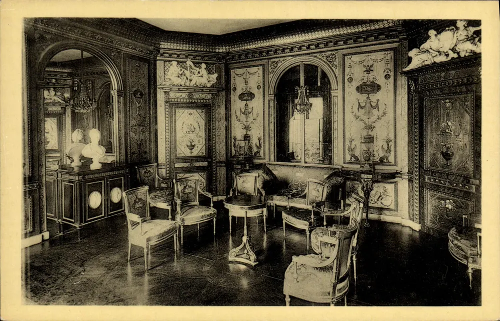 Schloss Fontainebleau — Das Boudoir von Marie-Antoinette — Ausgabe der Nationalmuseen - Vorderseite