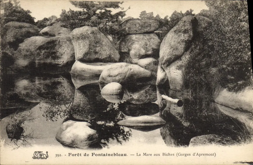Forêt de Fontainebleau — La Mare aux Biches (Gorges d'Apremont) — n° 392 - Vorderseite