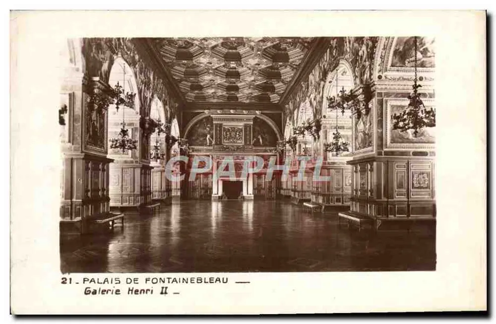 Schloss Fontainebleau — Galerie Henri II — Éditions des Musées Nationaux, Paris - Vorderseite