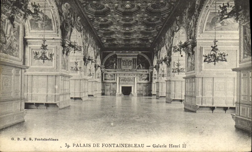 Schloss Fontainebleau — Galerie Henri II — G.B.N.G. Fontainebleau - Vorderseite