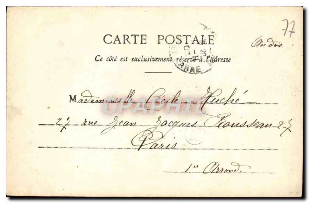 Provins — Alte Befestigungen, Außenansicht — Ch. Louage, Edit. n°6 - Rückseite
