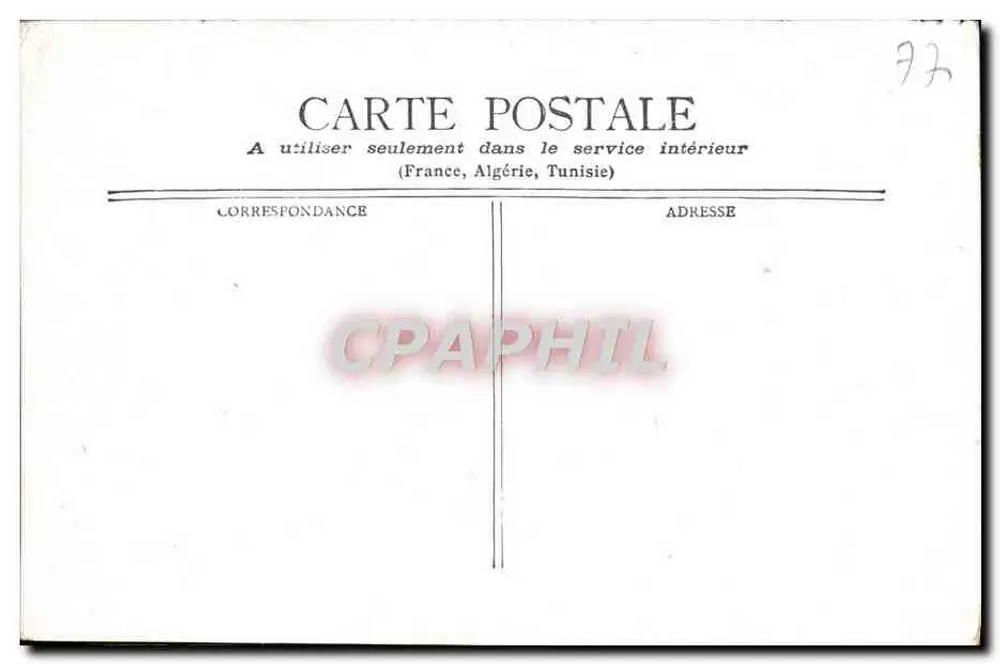 Fontainebleau — Cour Ovale — Staerck Paris - Verso