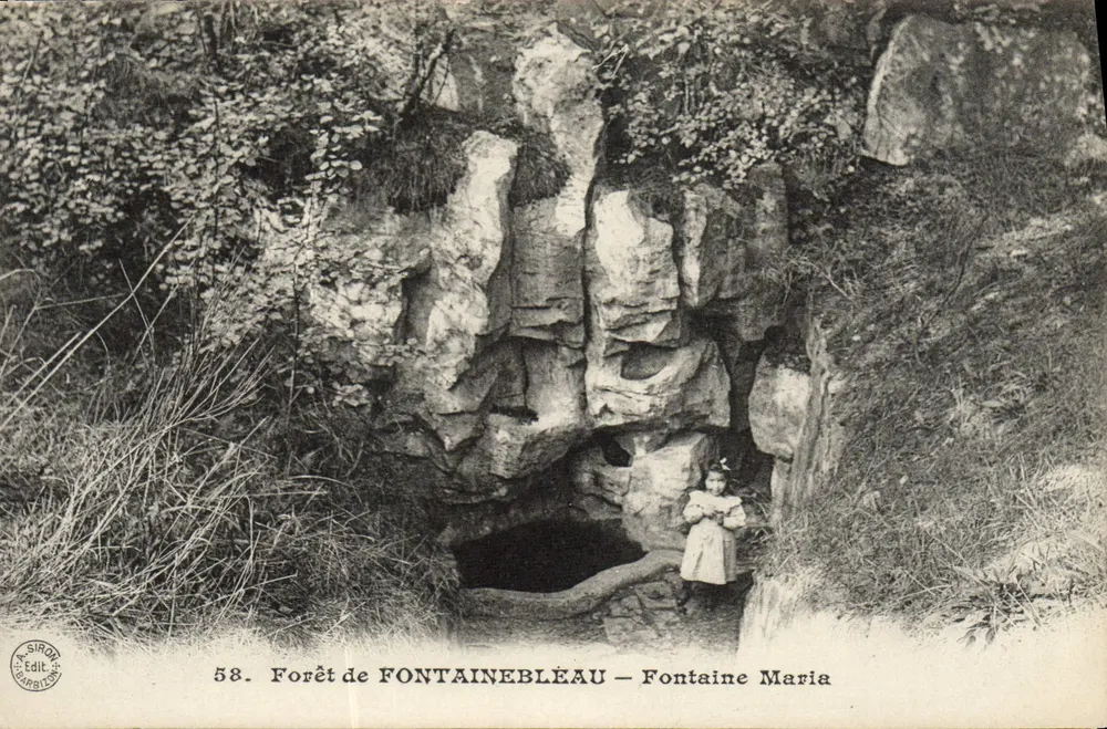 Wald von FONTAINEBLEAU — Fontaine Maria — SIRAN Edit. - Vorderseite