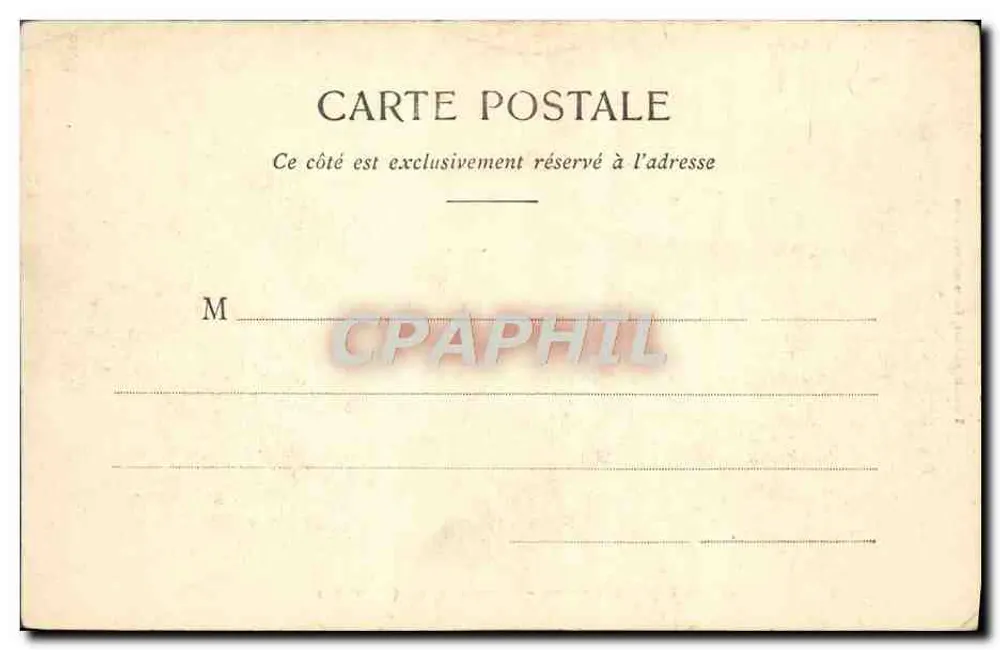 Wald von Fontainebleau — Mare aux Pigeons (Franchard) — Thibault, Verleger, Fontainebleau-Melun - Rückseite
