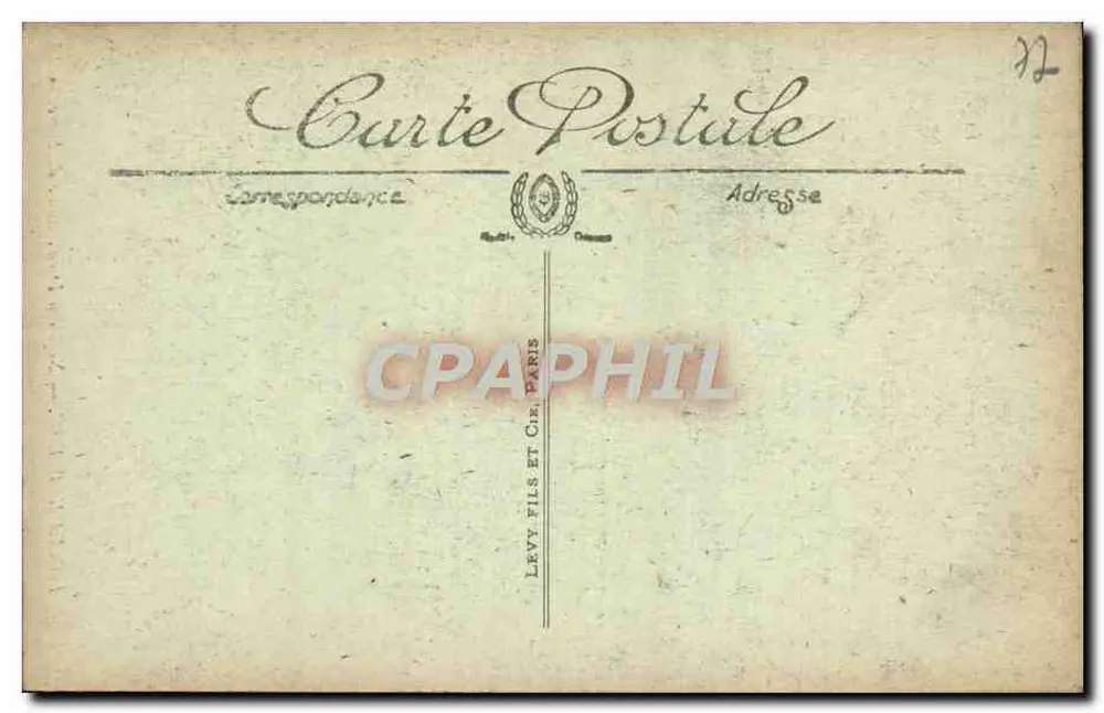 Fontainebleau — Napoleon I. im Krönungsanzug — LL. - Rückseite