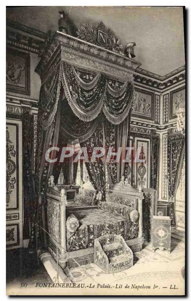 Fontainebleau - Das Schloss - Das Bett Napoleons I. — LL. n°60 - Vorderseite