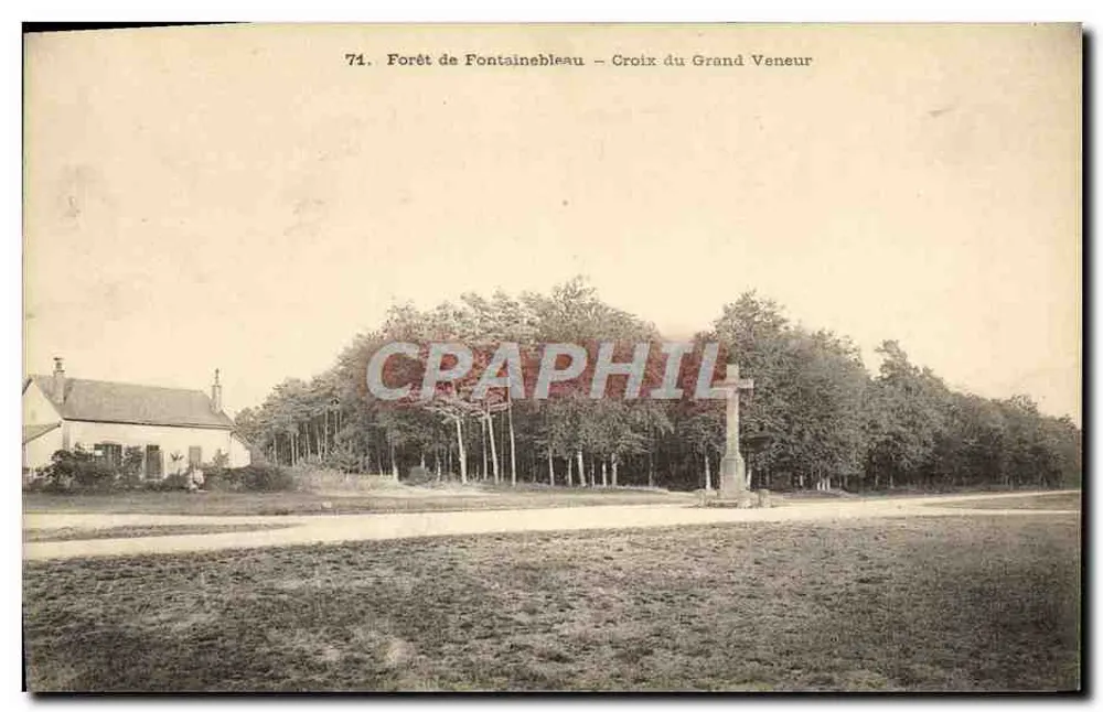 Wald von Fontainebleau — Kreuz des Grand Veneur — n°74 - Vorderseite