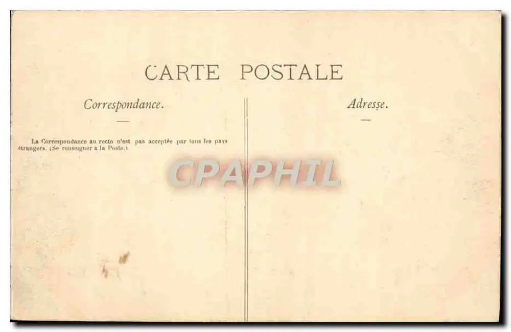 Franchard — Rocha que Chora — Editor E. Bérenger, n° 184 - Verso
