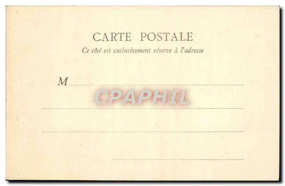 Palast — Pferdegalopp-Treppe — 1 — B.F., Paris - Rückseite