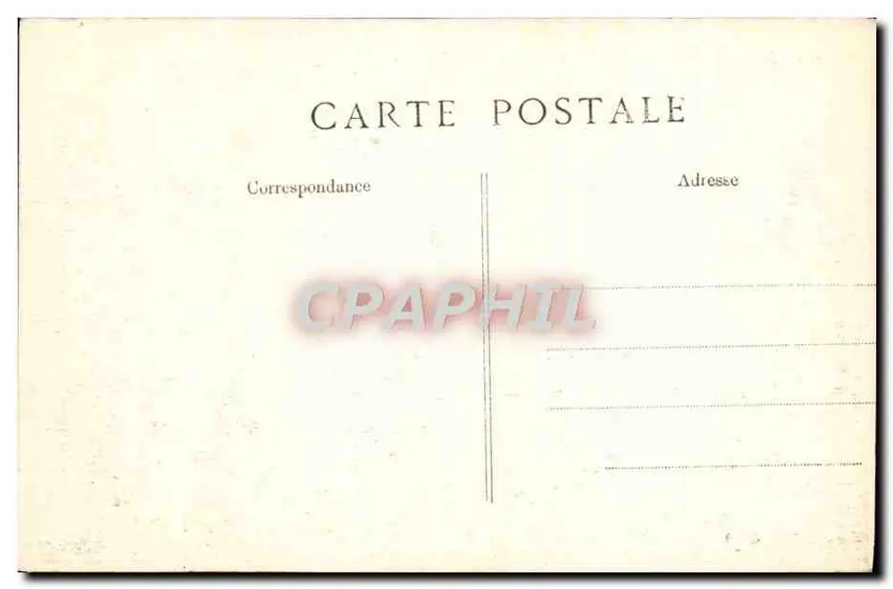 Schloss FONTAINEBLEAU — Bassin der Cascades — Verlag B.D. n°732 - Rückseite