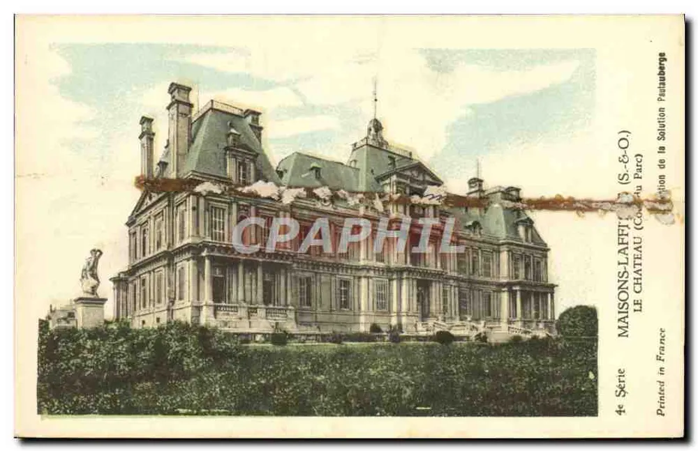 MAISONS-LAFFITTE (S.-et-O.) — Das Schloss — Ausgabe von Paulizuberge Solution - Vorderseite