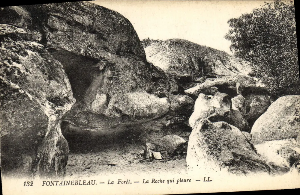 Fontainebleau — Die Wälder — Der weinende Felsen — LL — n°132 - Vorderseite
