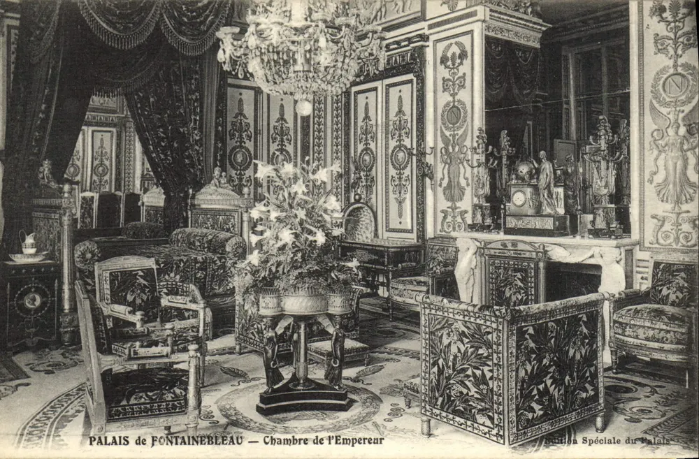 Schloss Fontainebleau — Zimmer des Kaisers — Sonderausgabe des Schlosses - Vorderseite
