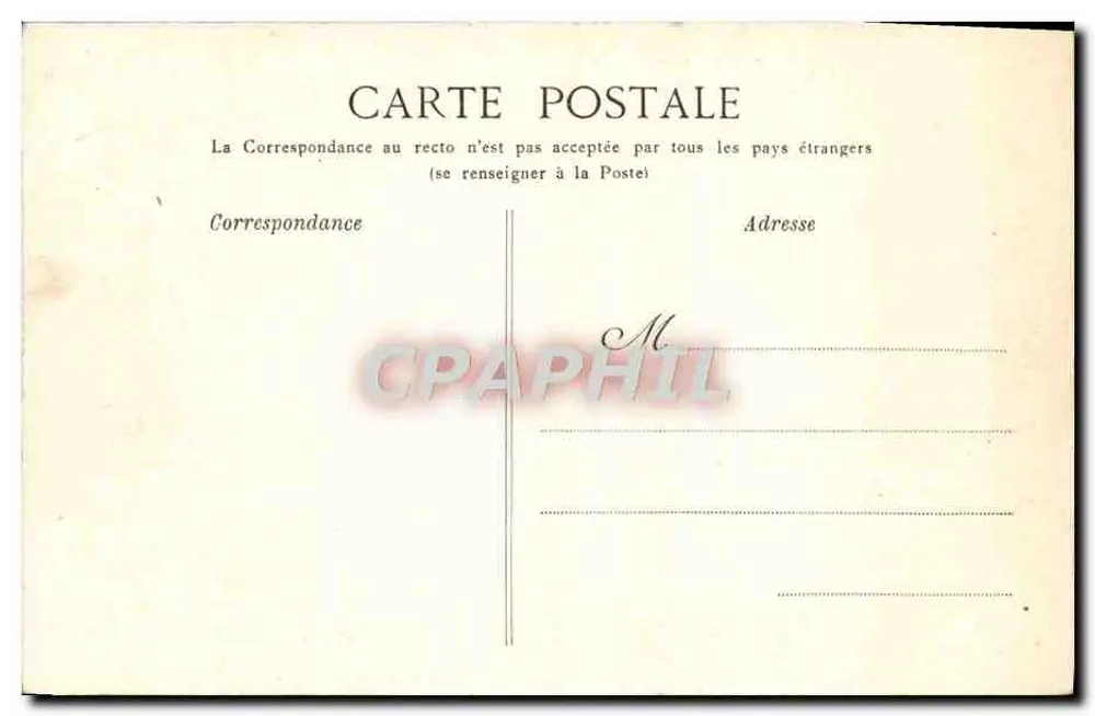 Fontainebleau — Ausgang aus der Messe — G.B.N.G. Fontainebleau - Rückseite