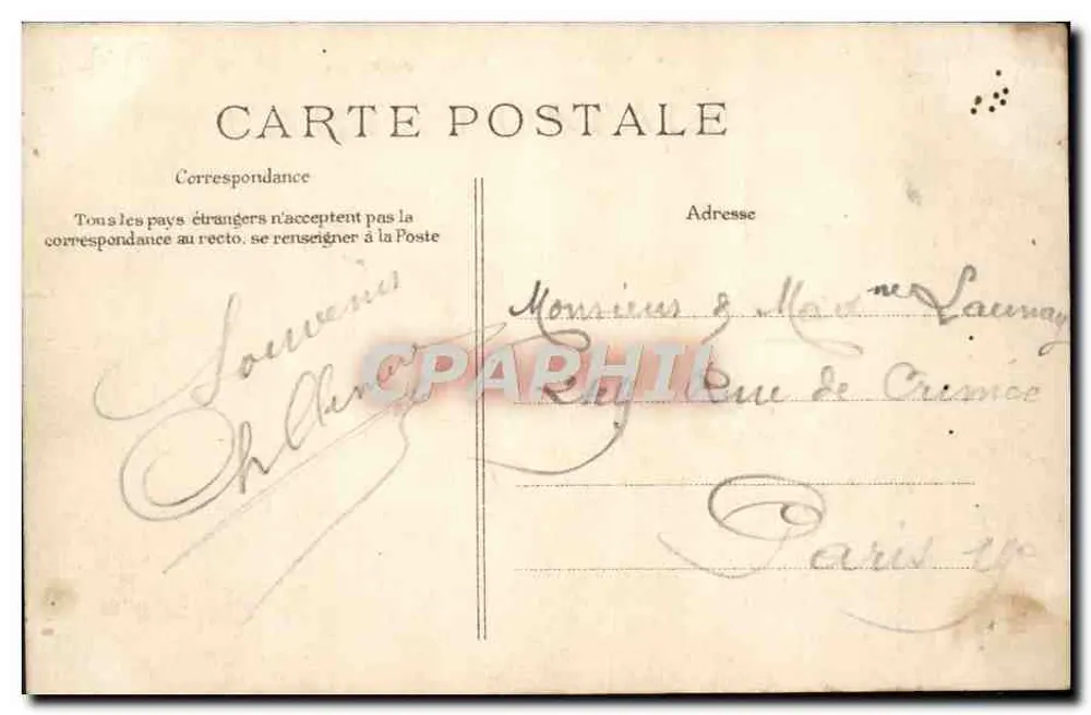 Fontainebleau — Panorama — Éditions E. D. Editeur - Rückseite