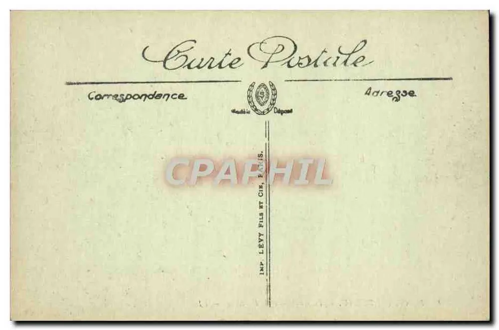 Fontainebleau — Das Schloss und der Parterre — LL. — Nr. 299 - Rückseite