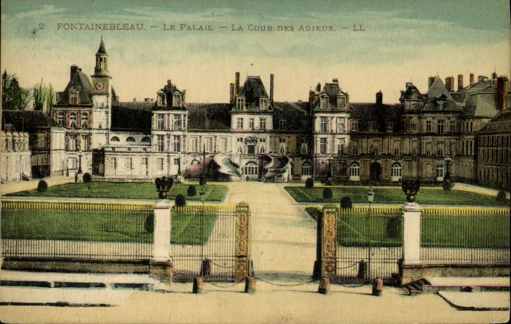 Fontainebleau — Das Schloss — Der Abschiedsplatz — LL - Vorderseite