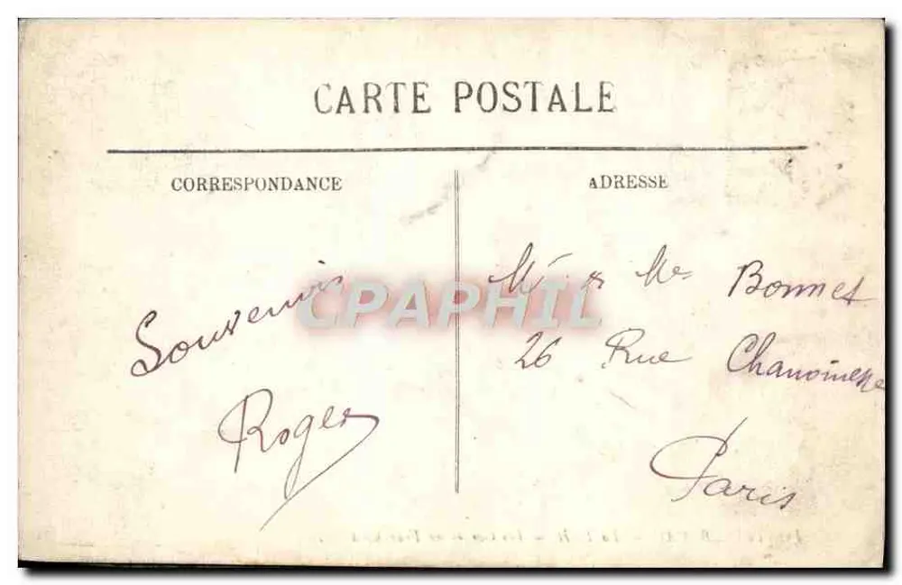 Les Gorges de Franchard — Fontainebleau — LL — Nr. 225 - Rückseite