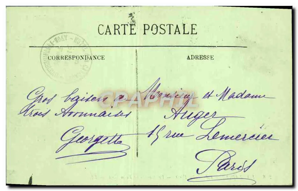 Fontainebleau — Die Forêt — Les Gorges de Franchard — LL — n°218 - Rückseite