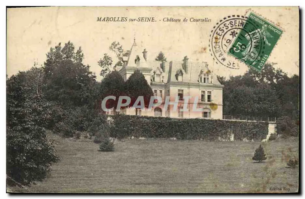 Marolles-sur-Seine - Castelo de Courcelles — Edição Roy - Frente