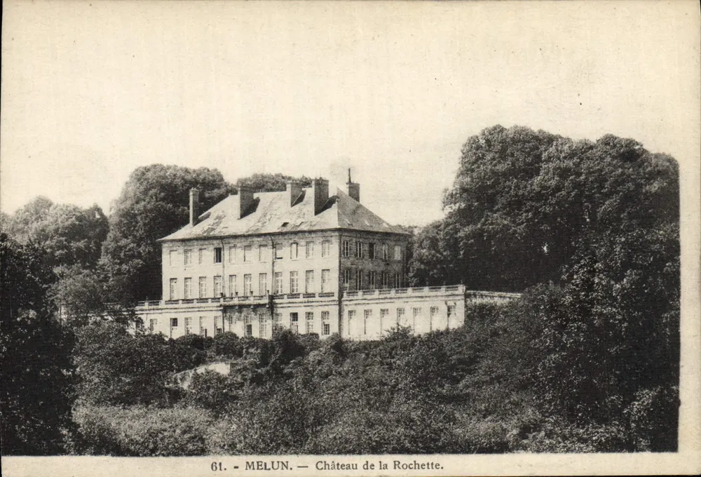 Melun — Castelo da Rochette — Edição La Cigogne, Paris - Frente