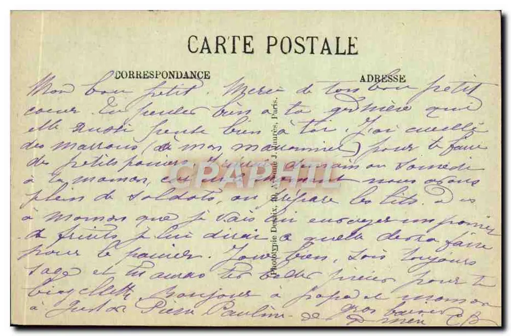 Courpalay (S.&M.) — Schloss La Grange, ehemalige Residenz des Generals Lafayette — Verlag Dumaine, Foto von Prévôtet - Rückseite