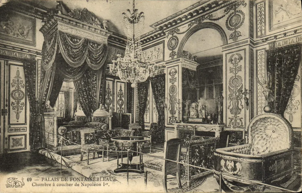Schloss Fontainebleau — Schlafzimmer von Napoleon I. — n° 69 - Vorderseite