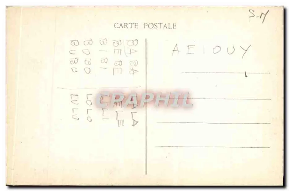 Château-Landon — Kirche Notre-Dame (Westseite) — Ausgabe Vve Guichard - Rückseite