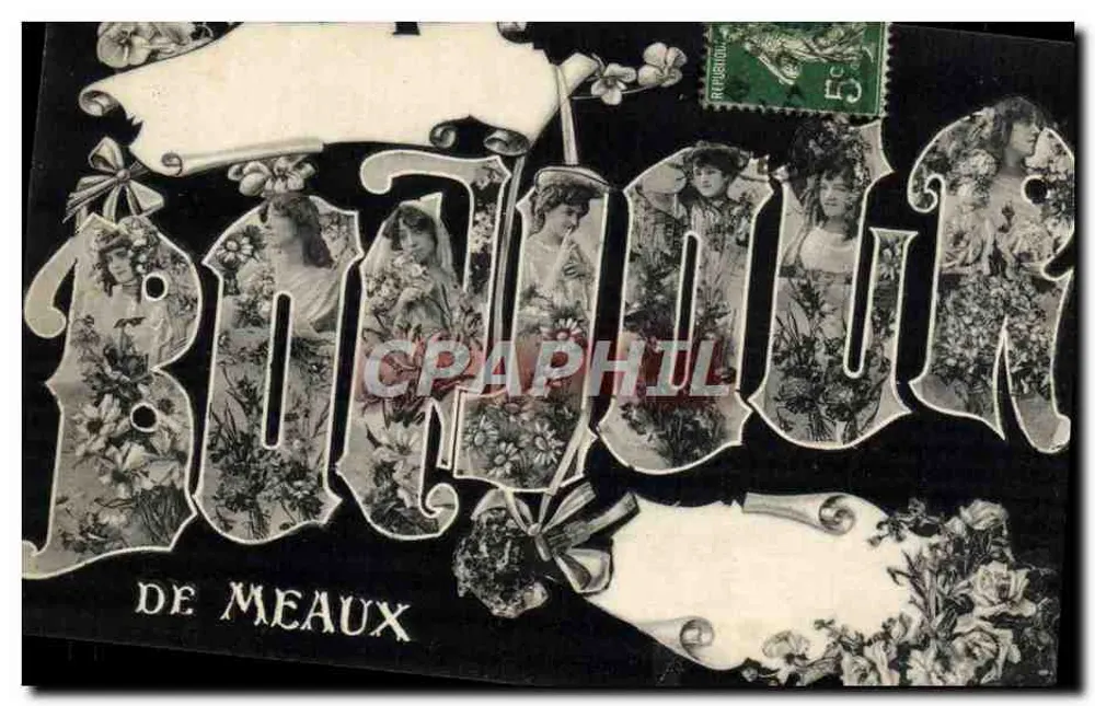 BONJOUR — De Meaux — Edição Galeries Parisiennes - Frente