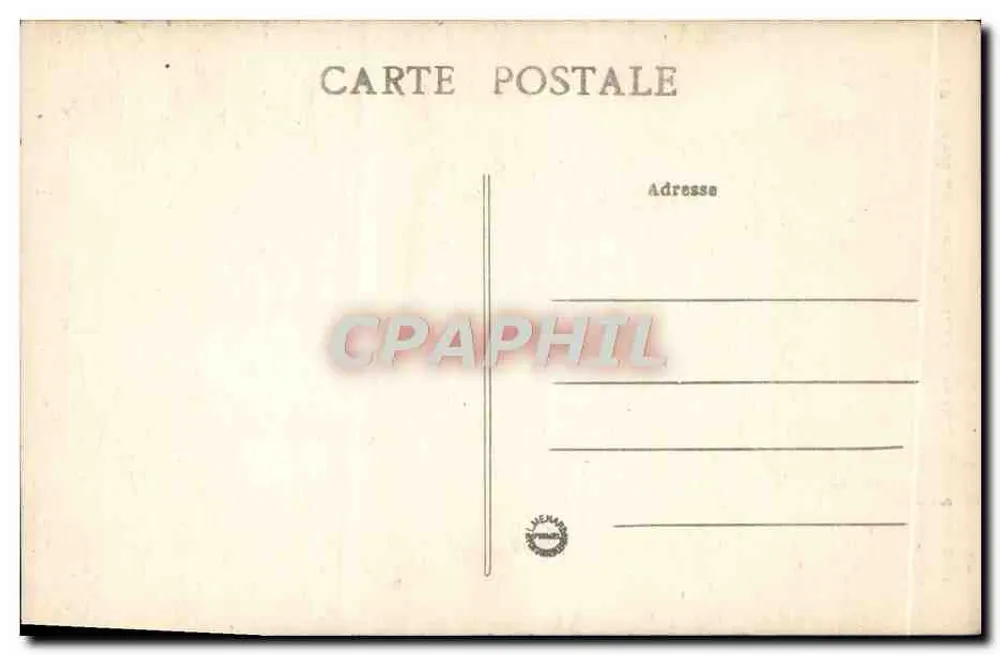 Floresta de Fontainebleau — O Champignon d'Apremont — Coleção Artística L.M. n°146 - Verso