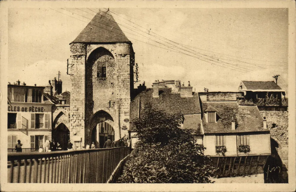 Tor zur Fischerei — Moret-sur-Loire — J. V. 1942 - Vorderseite