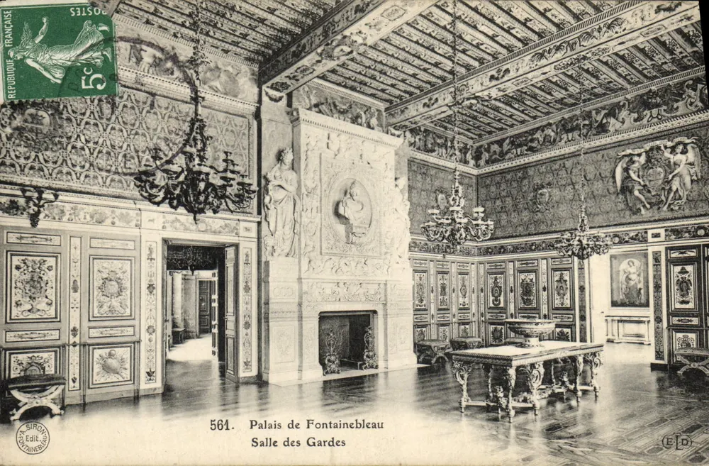 Schloss Fontainebleau — Wachraum — Verleger Sirois - Vorderseite